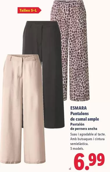 Esmara - Pantalón De Pernera Ancha