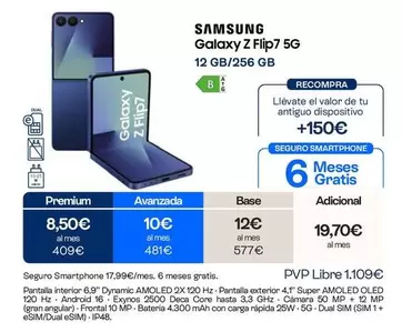 Samsung - Galaxy Z Flip7 5g