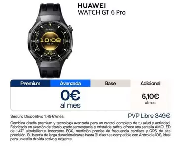 Huawei - Watch Gt 6 Pro