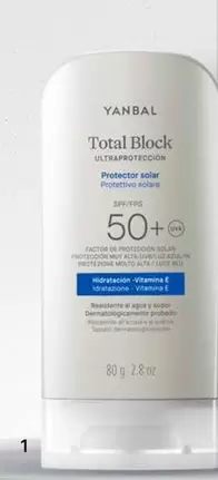 Yanbal - Total Block SPF 50+