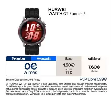 Huawei - Watch Gt Runner 2