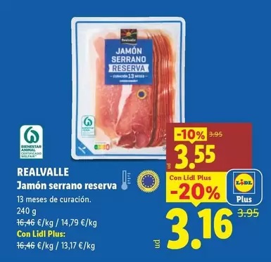 Realvalle - Jamon Serrano Reserva