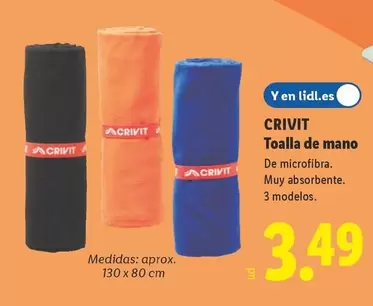 Crivit - Toalla De Mano
