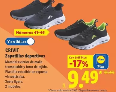 Crivit - Zapatillas Deportivas