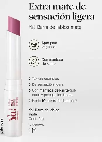 Ya! - Barra De Labios Mate