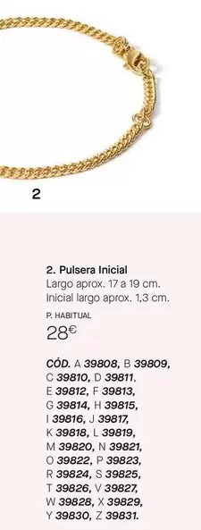 Yanbal - Pulsera Inicial