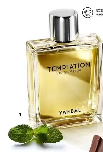 Yanbal - Temptation Con Hojas De Menta, Mandarina Dulce Y Madera De Sándalo. Aroma Herbal Amaderado Intensidad