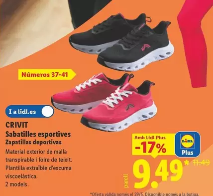 Crivit - Zapatilas Deportivas