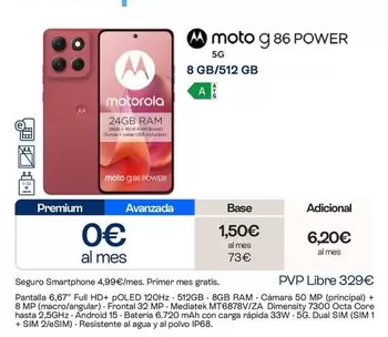 Motorola - Moto G 86 Power