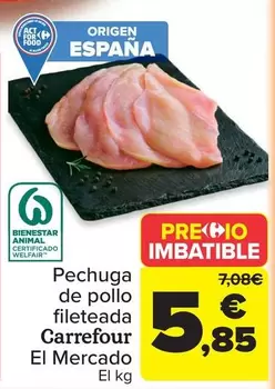 carrefour - Pechuga De Pollo Fileteada