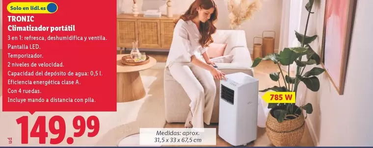 Tronic - Climatizador Portatil