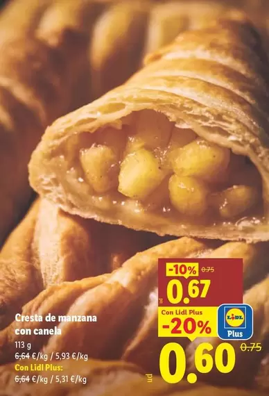 Cresta De Manzana Con Canella