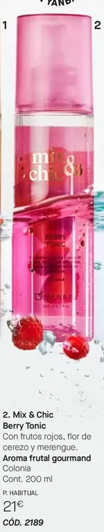 Yanbal - Mix & Chic Berry Tonic