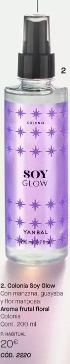 Yanbal - Colonia Soy Glow