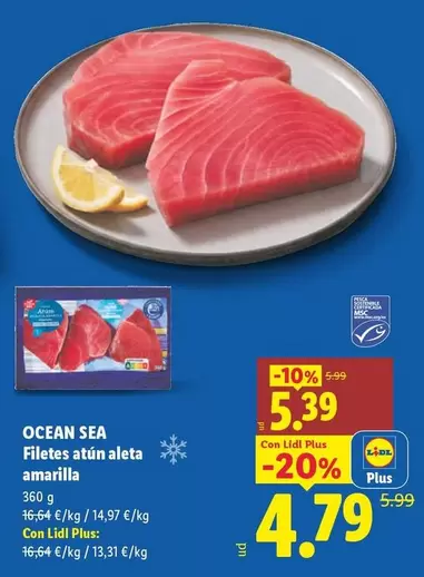 Ocean Sea - Filetes Atun Aleta Amarilla