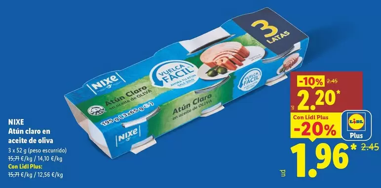 Nixe - Atun Claro En Aceite De Oliva