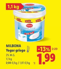 Milbona - Yogur Griego