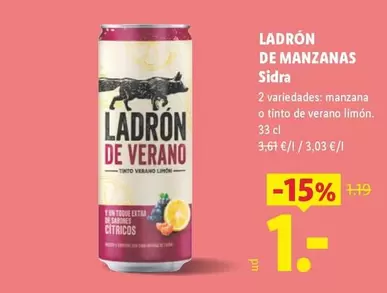 Ladrón De Manzanas - Sidra