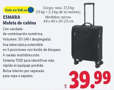 Esmara - Maleta De Cabina