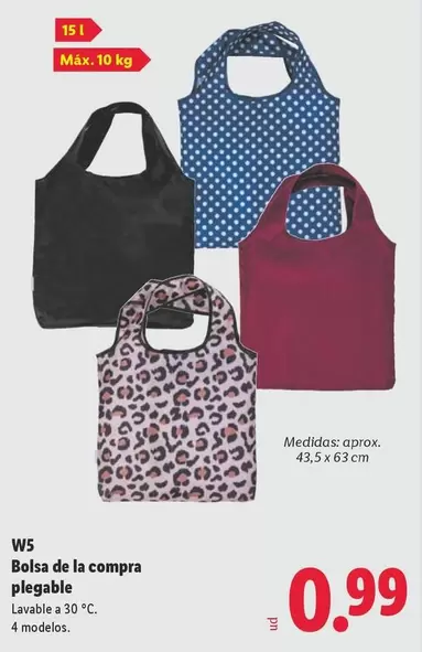 W5 - Bolsa De La Compra Plegable