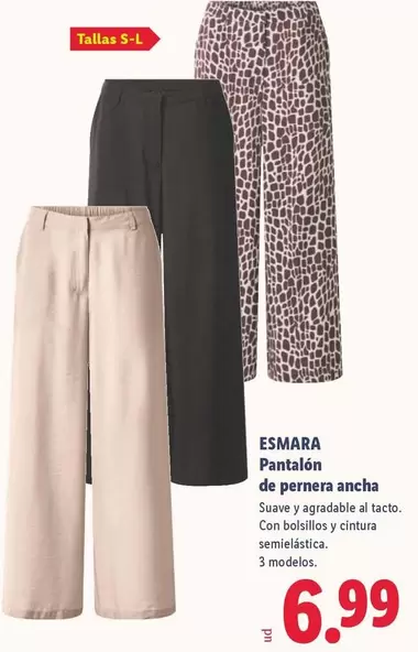 Esmara - Pantalon De Pernera Ancha