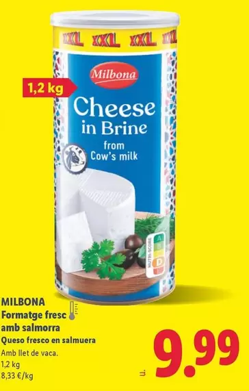 Milbona - Queso Fresco En Salmuera