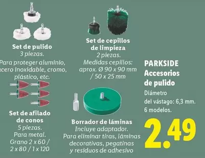 Parkside - Accessorios De Pulido