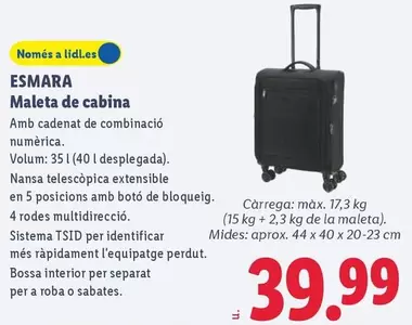 Esmara - Maleta De Cabina