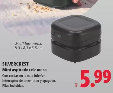 Silvercrest - Mini Aspirador De Mesa