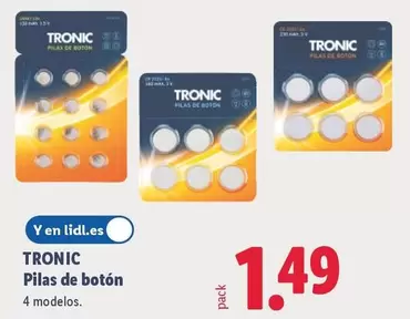 Tronic - Pilas De Botón