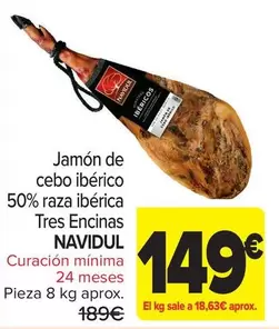 Navidul - Jamon De Cebo Iberico 50% Raza Iberica Tres Encinas