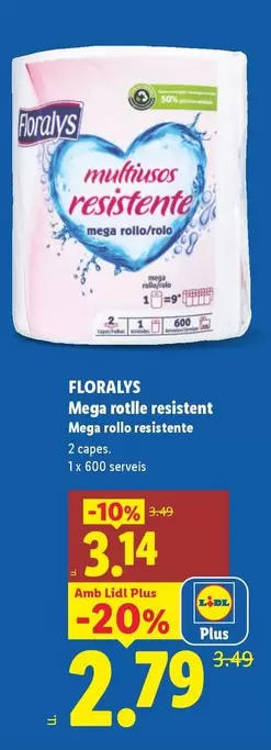 Floralys - Mega Rollo Resistente