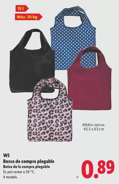 W5 - Bolsa De La Compra Plegable