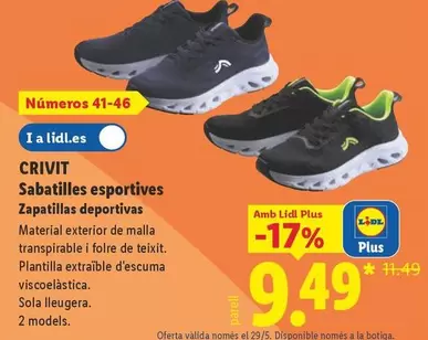 Crivit - Zapatillas Deportivas
