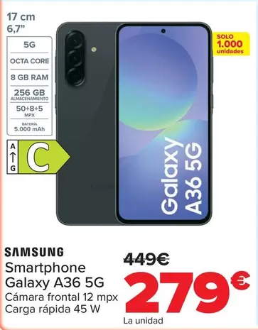Samsung - Smartphone Galaxy A36 5g
