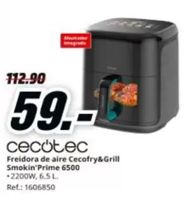 cecotec - Freidora De Aire Cecofry&grill Smokin'prime 6500