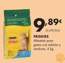 Friskies - Alimento Para Gatos Con Salmón Y Verduras