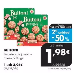 Buitoni - Piccolinis De Jamón Y Queso