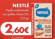 Nestlé - Papilla Multicereales Con Galleta Maria 0%