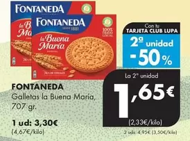 Fontaneda - Galletas La Buena Maria