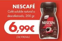 Nescafé - Café Soluble Natural O Descafeinado