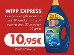 WiPP Express - Detergente En Gel Antiolores O Azul