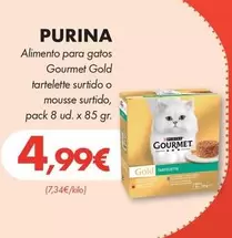 Purina - Alimento Para Gatos Gourmet Gold Tartelette Surtido O Mousse Surtido