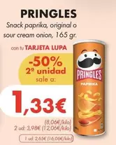 Pringles - Snack Paprika, Original O Sour Cream Onion