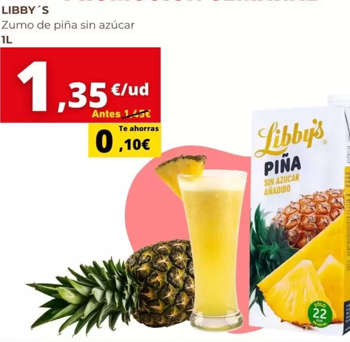 Libby's - Zumoso De Pina Sin Azucar