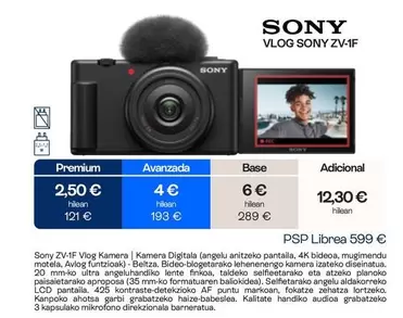 Sony - Vlog ZV-1F