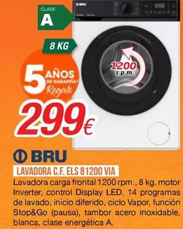 Bru - Lavadora C.F. Els 81200 VIA