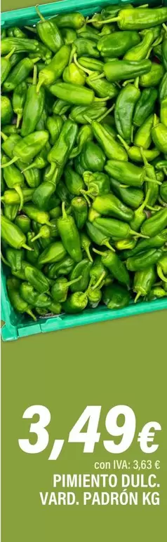Pimiento Dulc. Vard.