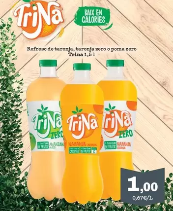 Trina - Refresc De Taronja, Taronja Zero O Poma Zero