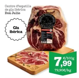 Don Julio - Centre D'espatlla De Gla Ibèrica